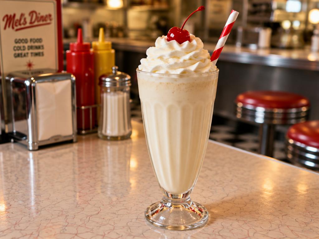 Old-Fashioned Vanilla Shake